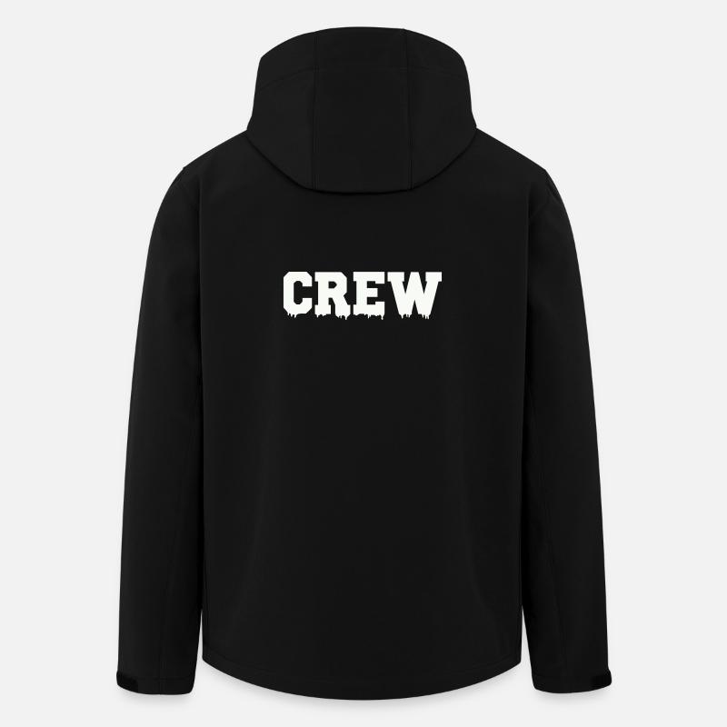 crew - Recycelte Männer Softshell-Jacke von Stanley/Stella - Schwarz
