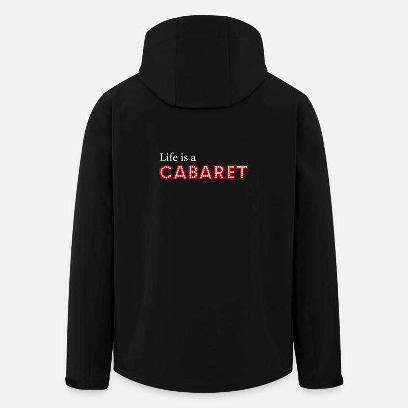 Life_is_a_cabaret - Recycelte Männer Softshell-Jacke von Stanley/Stella - Schwarz