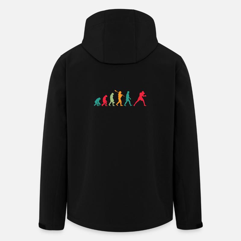 Boxing Evolution - Men’s Recycled Softshell Jacket by Stanley/Stella - black