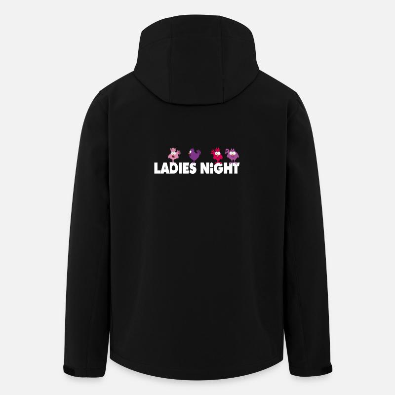 Ladies Night - Bachelorette Party - Men’s Recycled Softshell Jacket by Stanley/Stella - black
