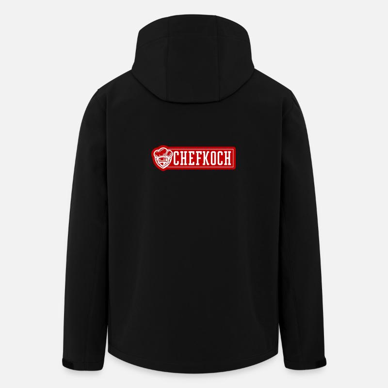 Chefkoch Kochen - Recycelte Männer Softshell-Jacke von Stanley/Stella - Schwarz
