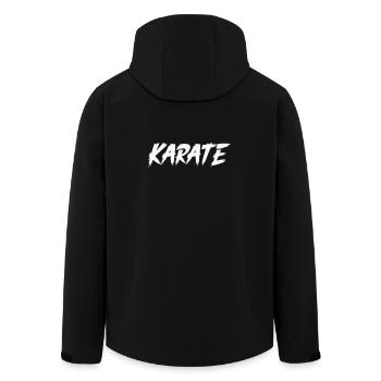 karaté - Veste softshell homme en polyester recyclé Stanley/Stella - noir - Dos - AI Model Male 185 light (185cm)
