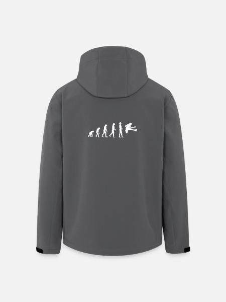 T-shirt Drôle D’Evolution Guitarist - Veste softshell homme en polyester recyclé Stanley/Stella - noir