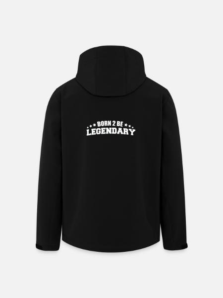Born 2 be Legendary - Men’s Recycled Softshell Jacket by Stanley/Stella - black