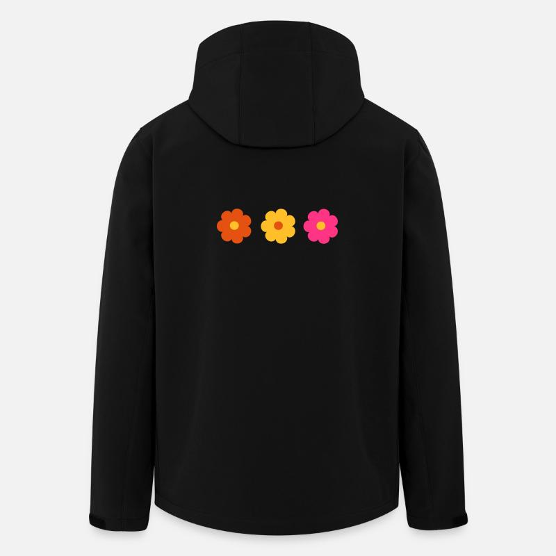 6254398 128984759 fleurs - Veste softshell homme en polyester recyclé Stanley/Stella - noir