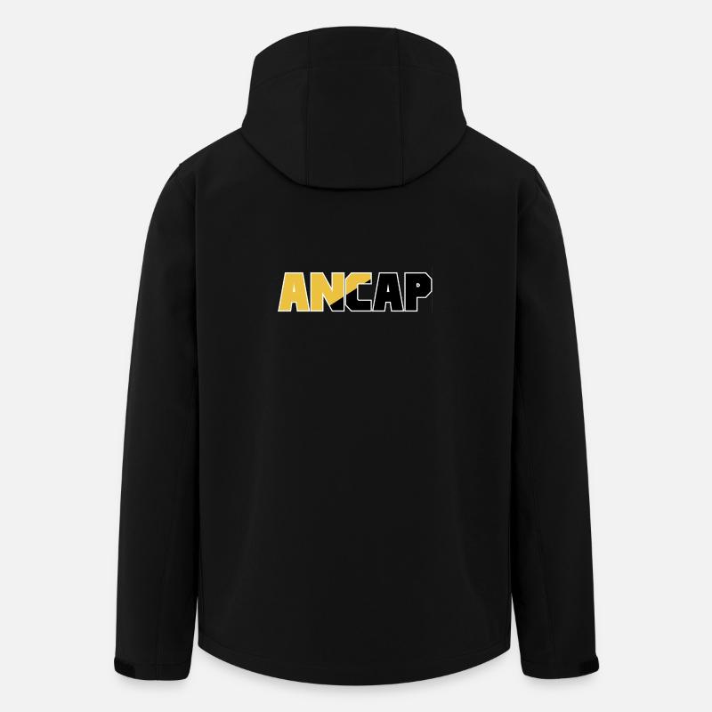 Anarchy Capitalism Flag 4 ancap - Men’s Recycled Softshell Jacket by Stanley/Stella - black