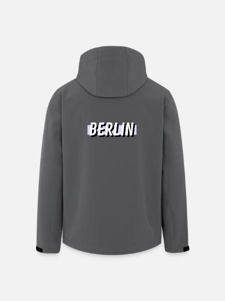 Berlin - Recycelte Männer Softshell-Jacke von Stanley/Stella - Schwarz