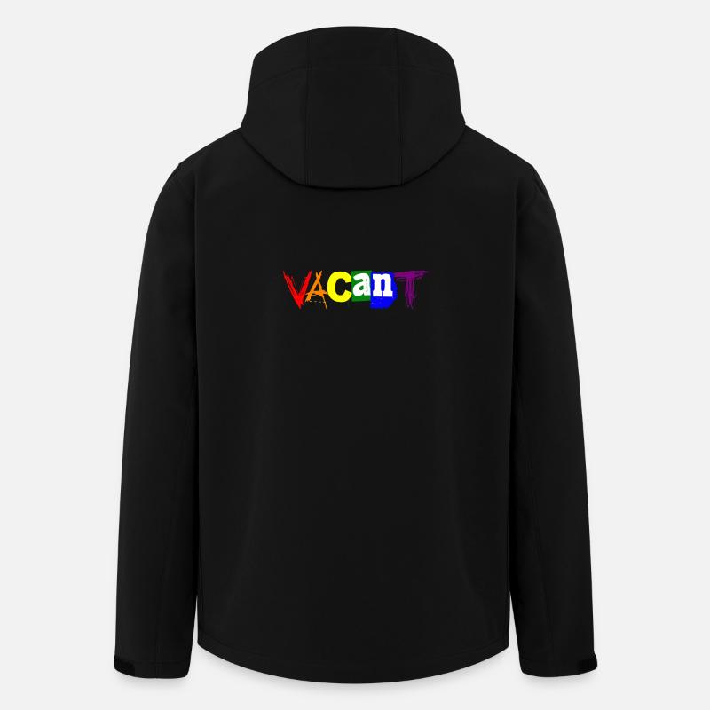 Vakant Schriftzug 2 - Recycelte Männer Softshell-Jacke von Stanley/Stella - Schwarz