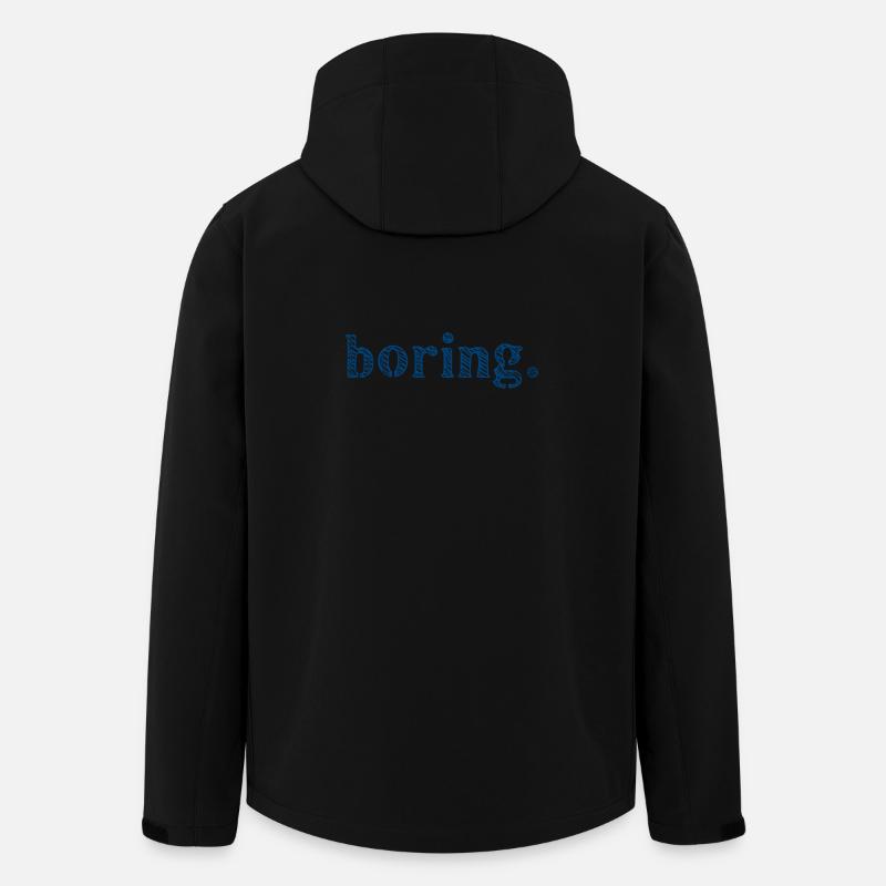 Boring Langeweile - Recycelte Männer Softshell-Jacke von Stanley/Stella - Schwarz
