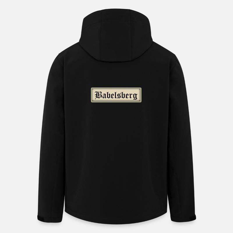 BABELSBERG - Recycelte Männer Softshell-Jacke von Stanley/Stella - Schwarz
