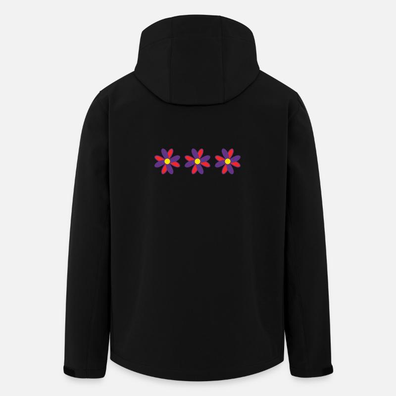 Perroquet_1_25 - Recycelte Männer Softshell-Jacke von Stanley/Stella - Schwarz