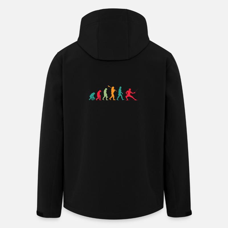 Fechten Evolution - Recycelte Männer Softshell-Jacke von Stanley/Stella - Schwarz