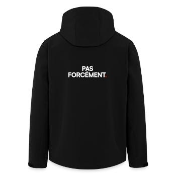 Pas forcément - Veste softshell homme en polyester recyclé Stanley/Stella - noir - Dos - AI Model Male 185 light (185cm)