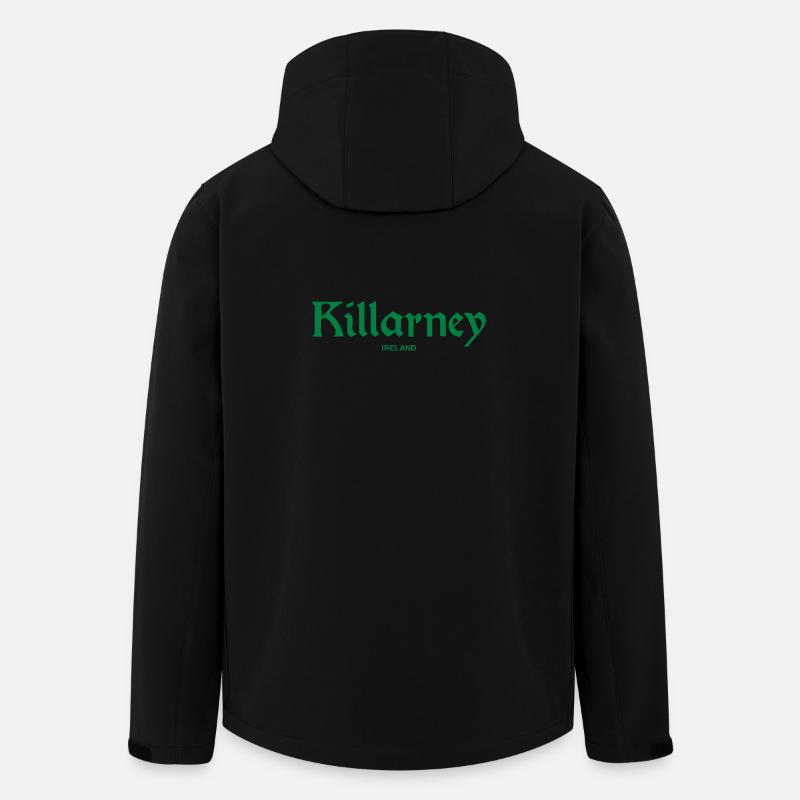 KILLARNEY Irlande Irlande - Veste softshell homme en polyester recyclé Stanley/Stella - noir