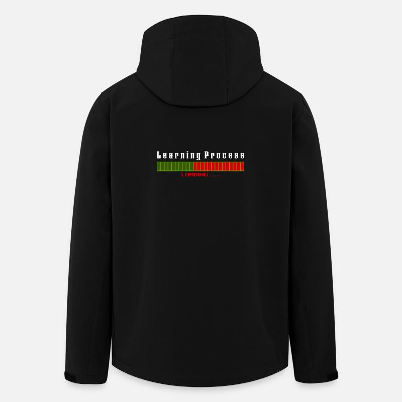 Learning Process Loading black shirt - Men’s Recycled Softshell Jacket by Stanley/Stella - black