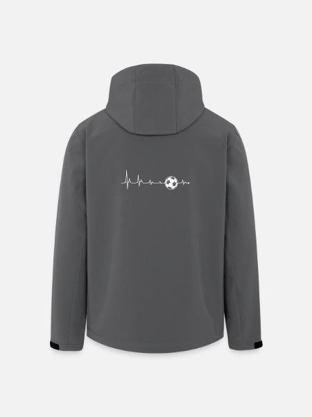 Moon Pulse Heartbeat - Men’s Recycled Softshell Jacket by Stanley/Stella - black