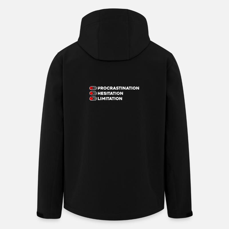No Procrastination Trio - Men’s Recycled Softshell Jacket by Stanley/Stella - black