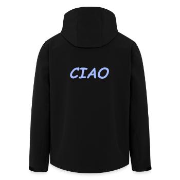 CIAO - Veste softshell homme en polyester recyclé Stanley/Stella - noir - Dos - AI Model Male 185 light (185cm)