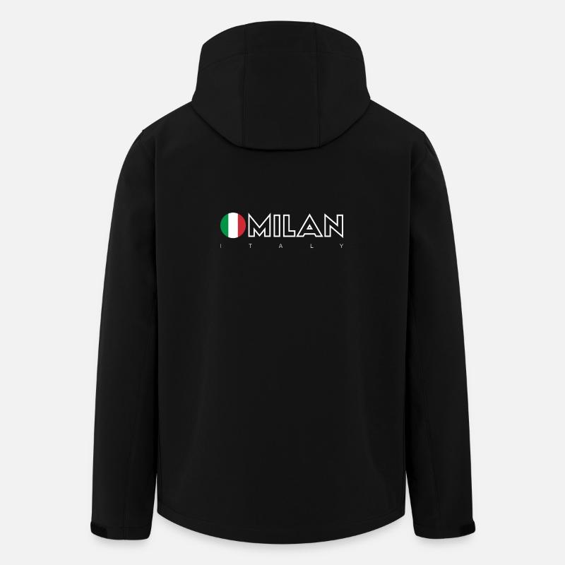 Milan - Veste softshell homme en polyester recyclé Stanley/Stella - noir