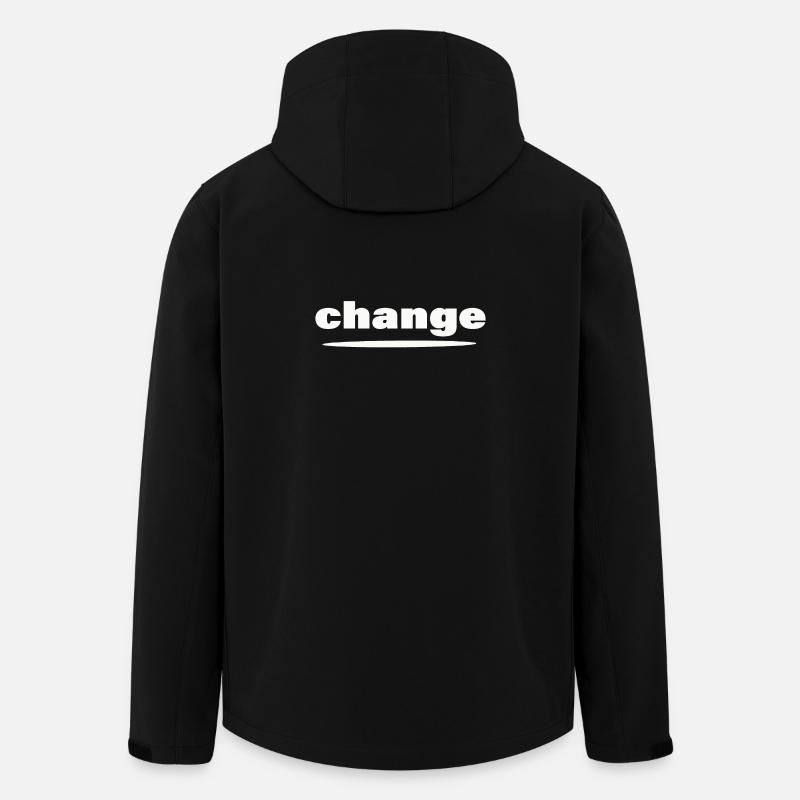 Change - Men’s Recycled Softshell Jacket by Stanley/Stella - black