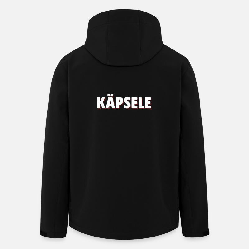 Käplsele - Recycelte Männer Softshell-Jacke von Stanley/Stella - Schwarz