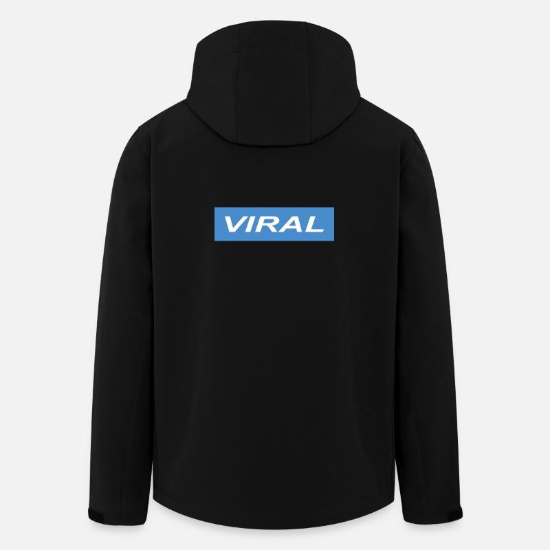 VIRAL - Recycelte Männer Softshell-Jacke von Stanley/Stella - Schwarz