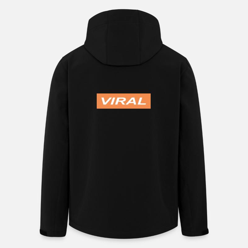 VIRAL - Recycelte Männer Softshell-Jacke von Stanley/Stella - Schwarz