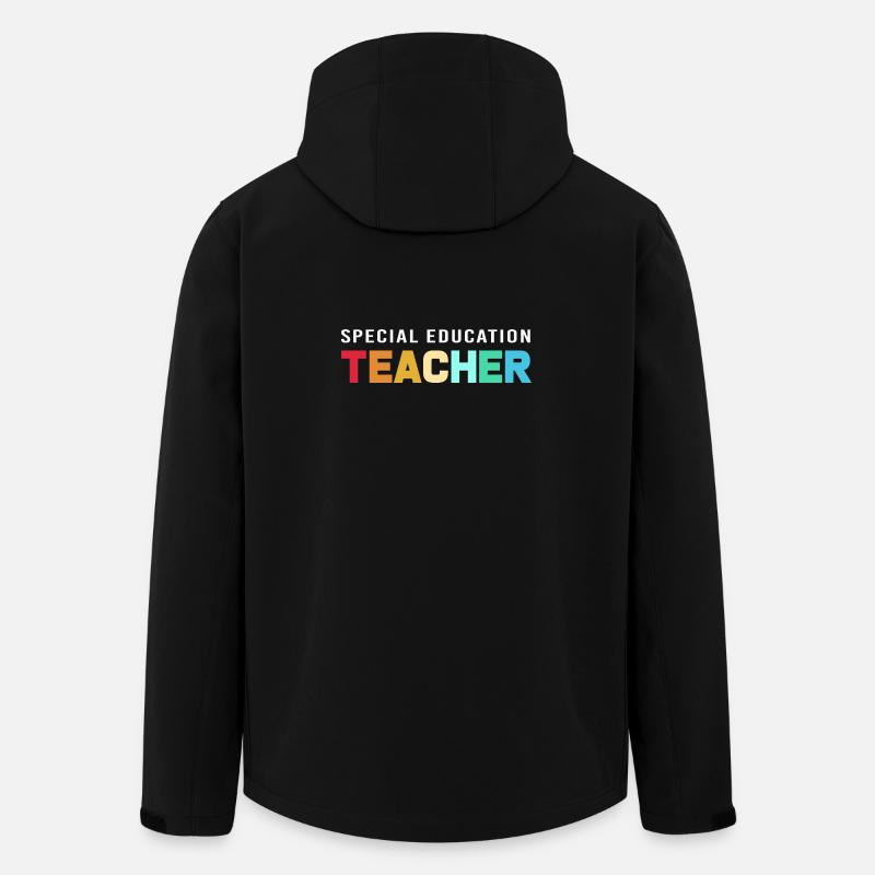 Pédagogue en éducation spécialisée - Veste softshell homme en polyester recyclé Stanley/Stella - noir