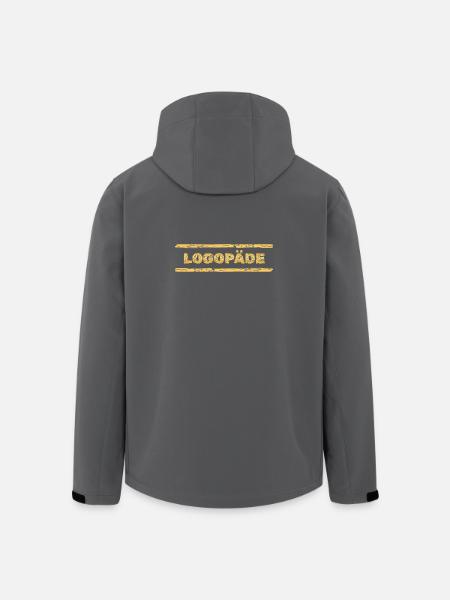 Geschenk für Logopaede - Recycelte Männer Softshell-Jacke von Stanley/Stella - Schwarz