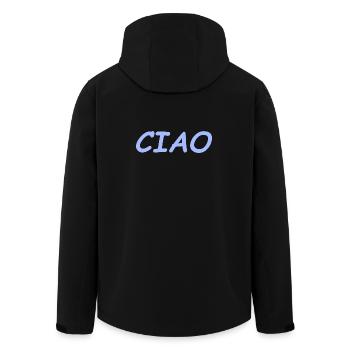 Ciao - Veste softshell homme en polyester recyclé Stanley/Stella - noir - Dos - AI Model Male 185 light (185cm)