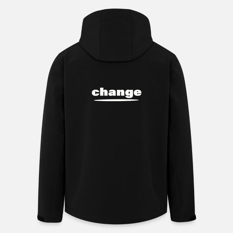 Change - Men’s Recycled Softshell Jacket by Stanley/Stella - black