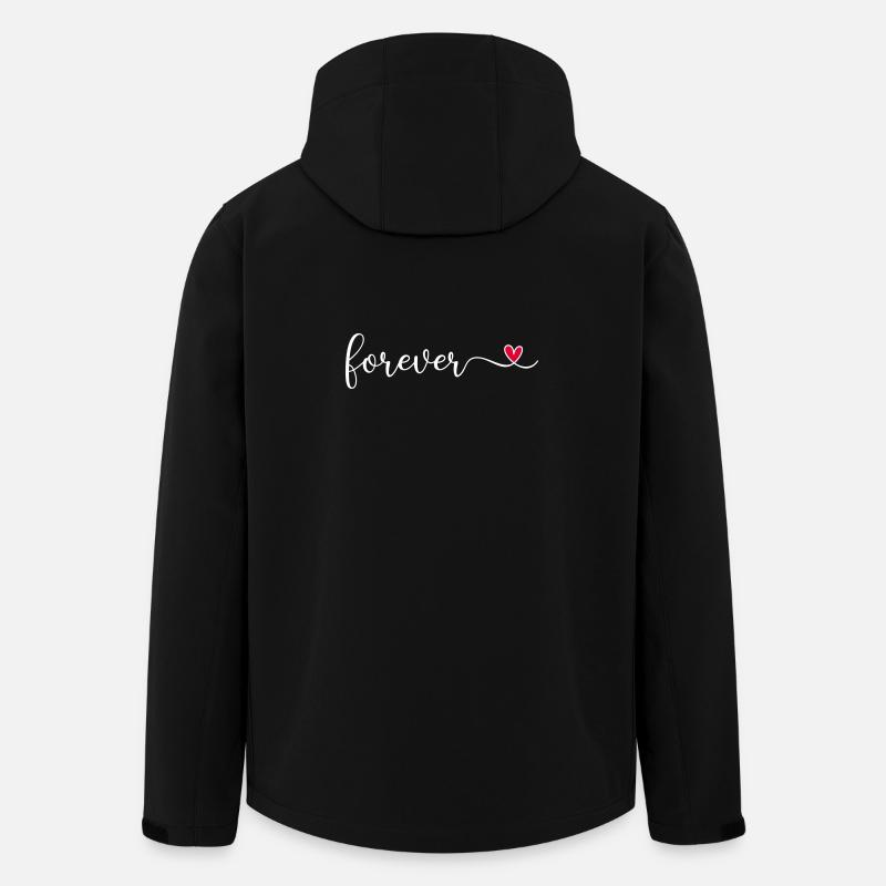 für immer - Recycelte Männer Softshell-Jacke von Stanley/Stella - Schwarz