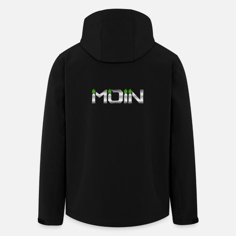 Bonjour - Veste softshell homme en polyester recyclé Discoverer Stanley/Stella - noir