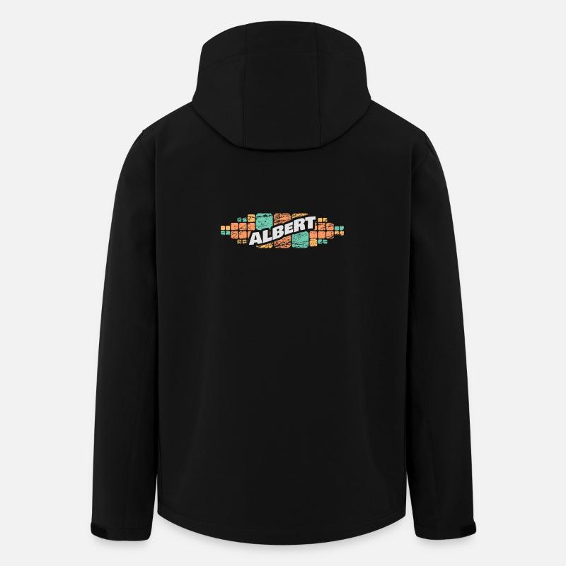 Albert as a given name - Men’s Recycled Softshell Jacket by Stanley/Stella - black