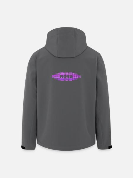 Mama Fiona - Recycelte Männer Softshell-Jacke von Stanley/Stella - Schwarz