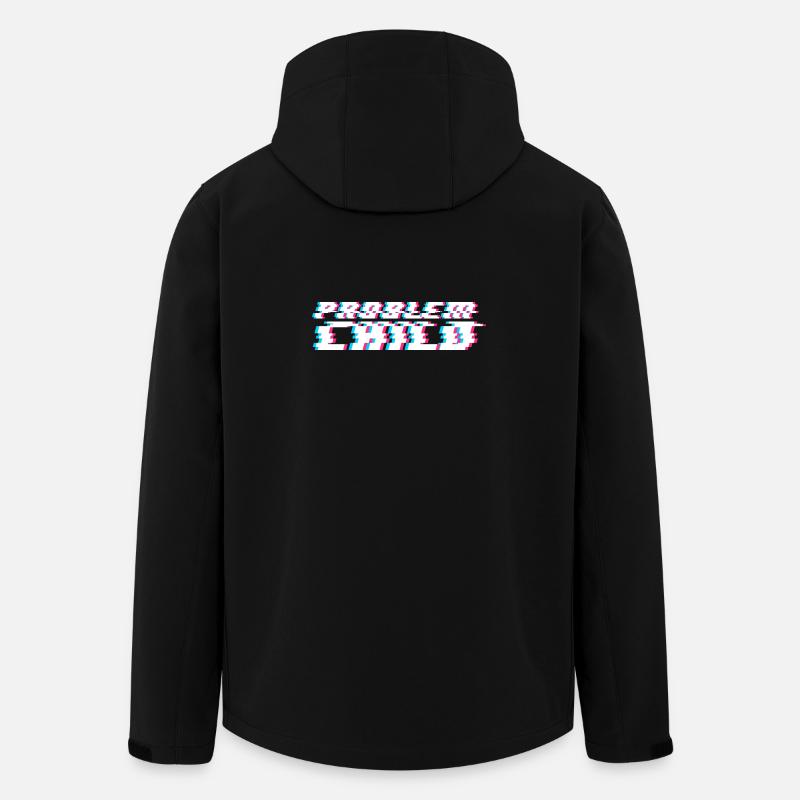 Problem Child - Recycelte Männer Softshell-Jacke von Stanley/Stella - Schwarz