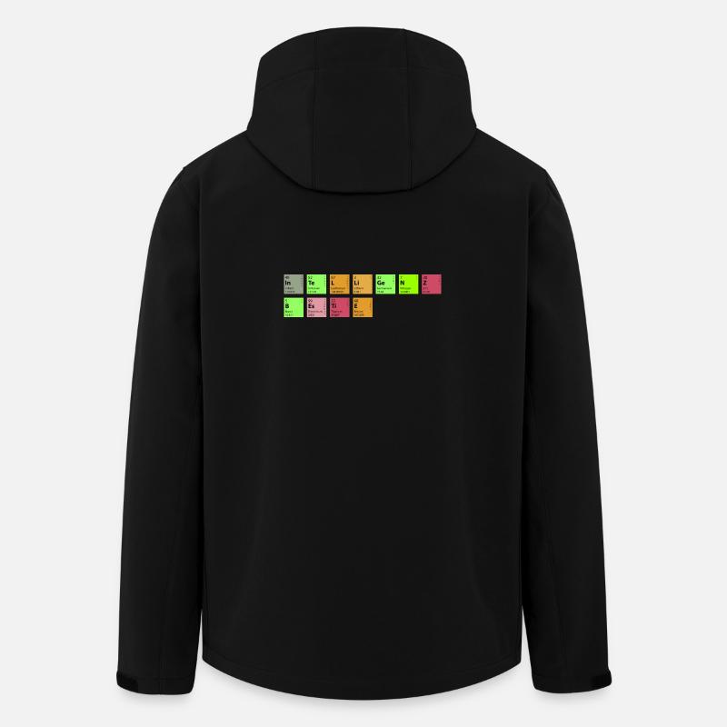 shirt_intelligenzbestie_pixel - Veste softshell homme en polyester recyclé Stanley/Stella - noir