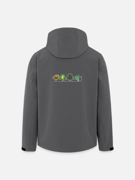 Fruit and fruits - Men’s Recycled Softshell Jacket by Stanley/Stella - black