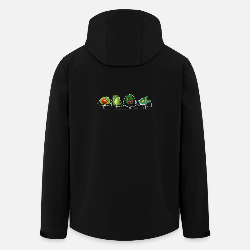 Fruit and fruits - Men’s Recycled Softshell Jacket by Stanley/Stella - black