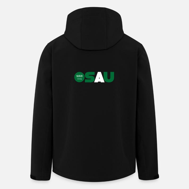Arabie Saoudite - Veste softshell homme en polyester recyclé Stanley/Stella - noir