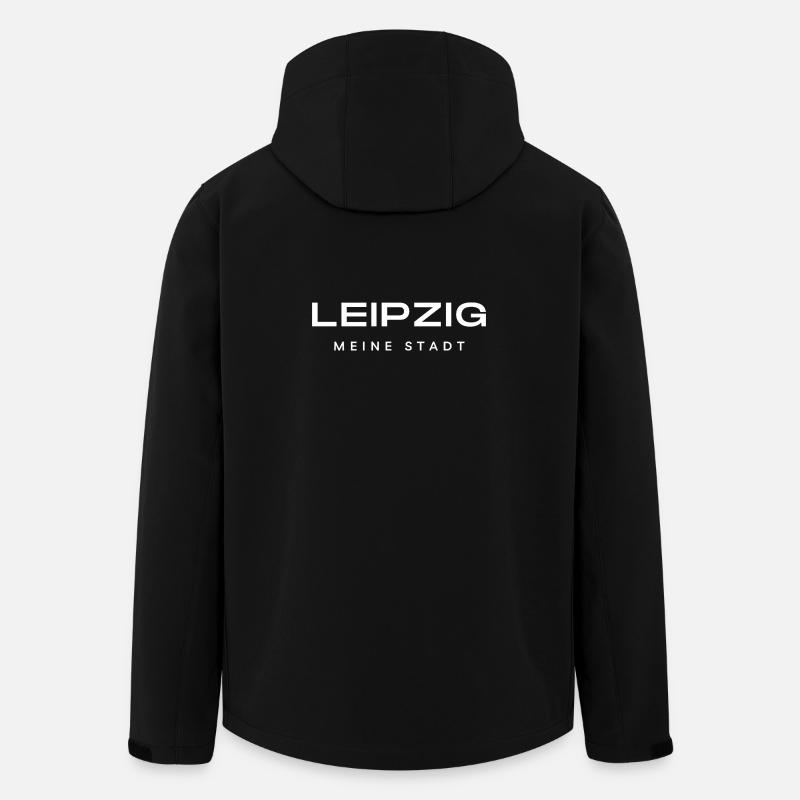 Leipzig - Recycelte Männer Softshell-Jacke von Stanley/Stella - Schwarz