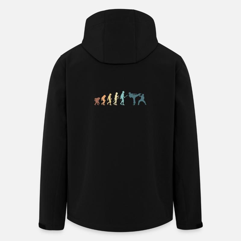 Arts martiaux Evolution Karate MMA Fighter - Veste softshell homme en polyester recyclé Stanley/Stella - noir