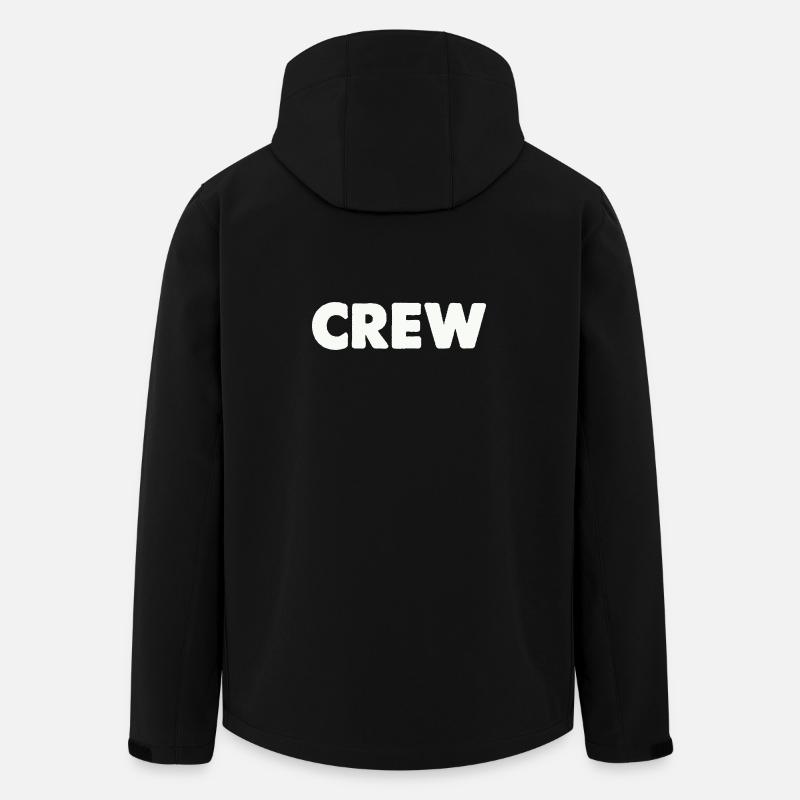 Équipage - Veste softshell homme en polyester recyclé Stanley/Stella - noir