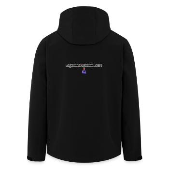 Legenden spielen Retro - Recycelte Männer Softshell-Jacke von Stanley/Stella - Schwarz - Hinten - AI Model Male 185 light (185cm)