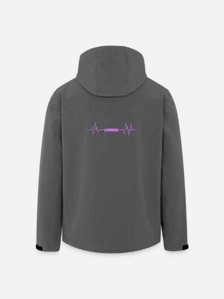 Linnea as a heartbeat - Men’s Recycled Softshell Jacket by Stanley/Stella - black