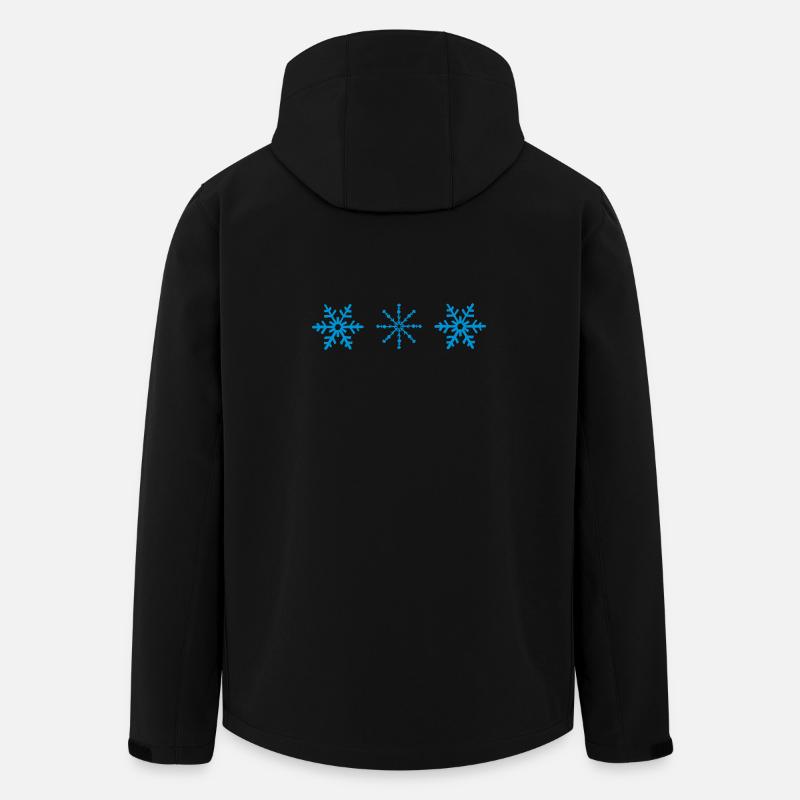 Neige - Veste softshell homme en polyester recyclé Stanley/Stella - noir
