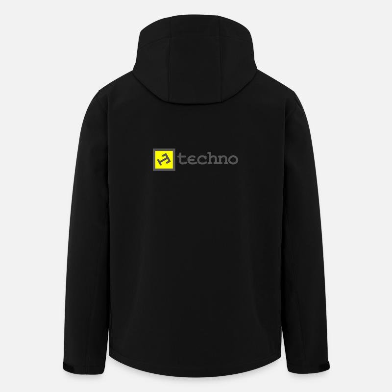 techno t - Men’s Recycled Softshell Jacket by Stanley/Stella - black
