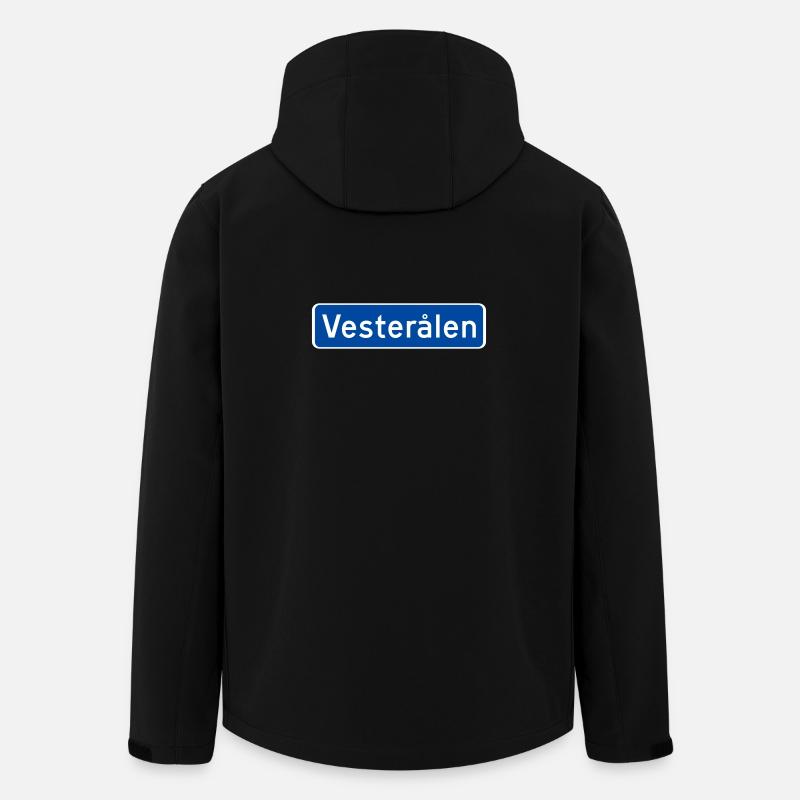Îles de la Madeleine - Veste softshell homme en polyester recyclé Stanley/Stella - noir