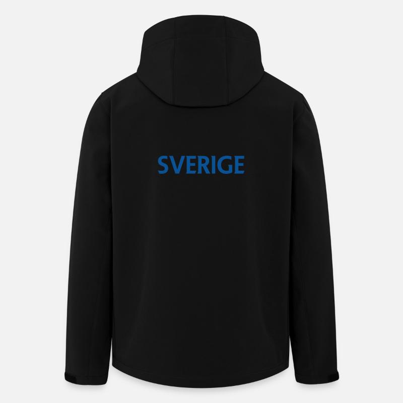Buntes abstraktes Kunstmotiv - Recycelte Männer Softshell-Jacke von Stanley/Stella - Schwarz