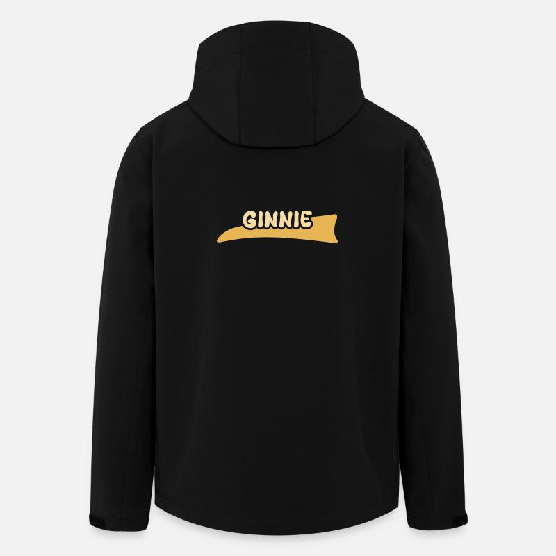 Ginnie als Vorname - Recycelte Männer Softshell-Jacke von Stanley/Stella - Schwarz